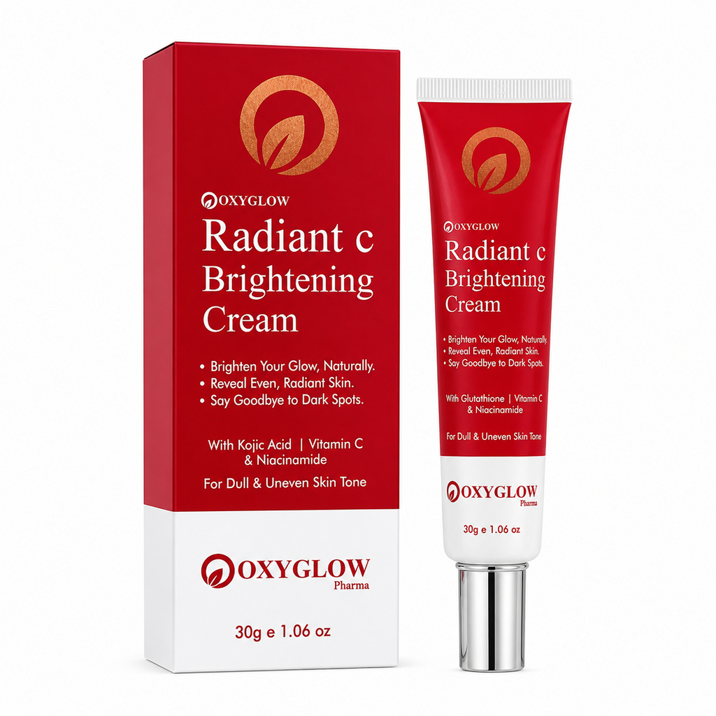 OxyGlow Radiant C Brightening Cream with Kojic Acid, Vitamin C & Niacinamide