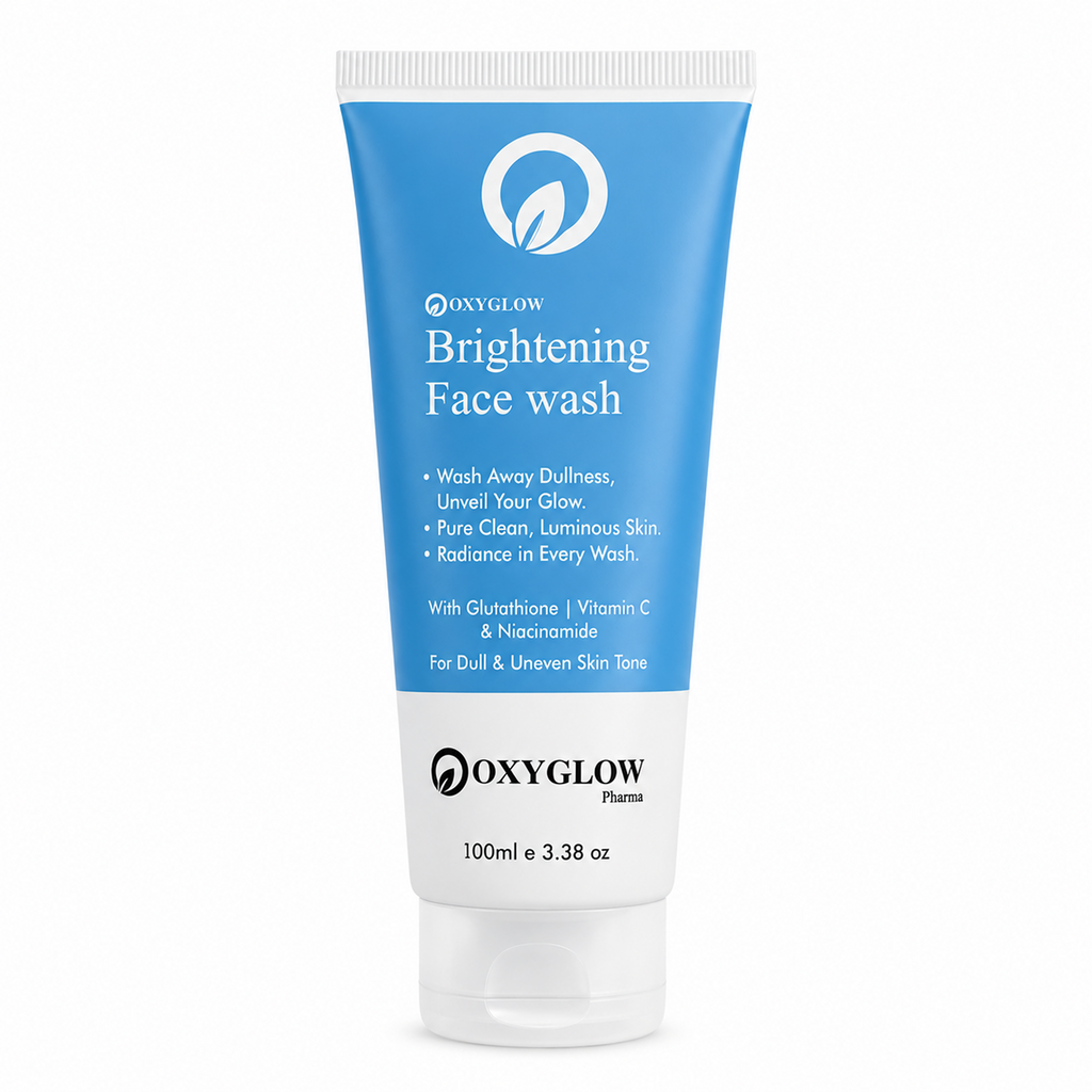 OxyGlow Brightening Face Wash with Glutathione, Vitamin C & Niacinamide